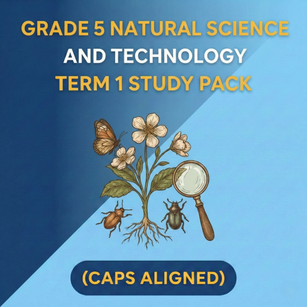 Grade 5 Natural Science and Technology Term 1 Study Pack (CAPS Aligned)