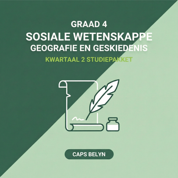 Graad 4 Sosiale Wetenskappe: Geografie en Geskiedenis Kwartaal 2 Studiepakket (CAPS Belyn)