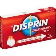 DISPRIN EXTRA STRENGTH TABLETS - 16