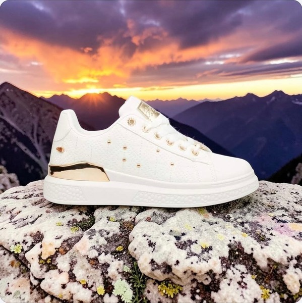 Miss Black - Lezan 2 - White (Size 5, 6, 7 )