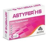 ASTYFER HS IRON SUPPLEMENT CAPSULES - 30