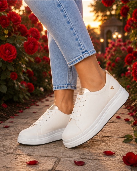 Butterfly Feet ~ Senhora 25 ~ White (Size 4, 5, 6, 7, 8, 9)