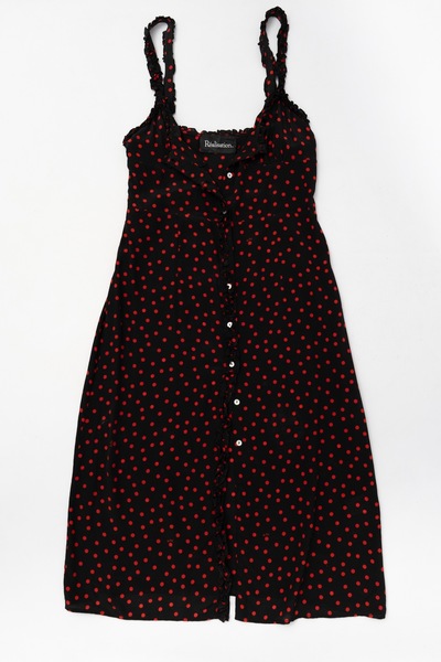 Realisation 100% Silk Printed Midi Dress