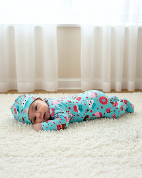 Dessert Pattern Onesie.