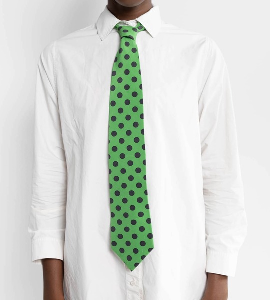 YSL Green Tie