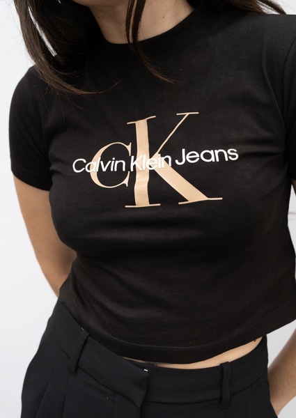 Calvin Klein Cropped Logo Tshirt