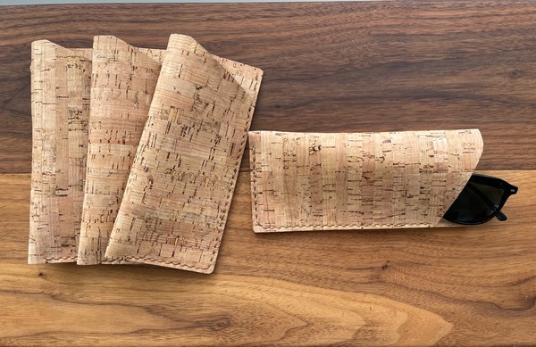 Cork Sunglass sleeve , Eco Friendly, Vegan Friendly