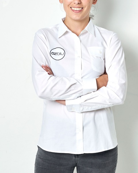 OZblu® White Long Sleeve Shirt