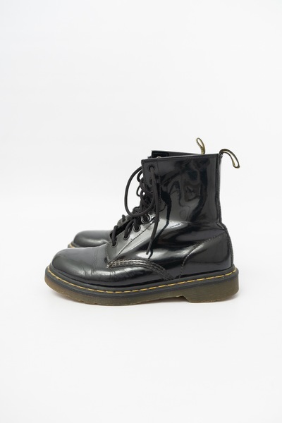 Dr Martens Women's 1460W Patent Leather Lace Up Boots