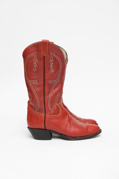 Tony Lama Red Cowboy Boots
