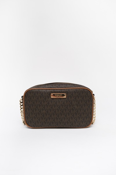 Michael Kors Monogram Jet Set  Cross Body Bag