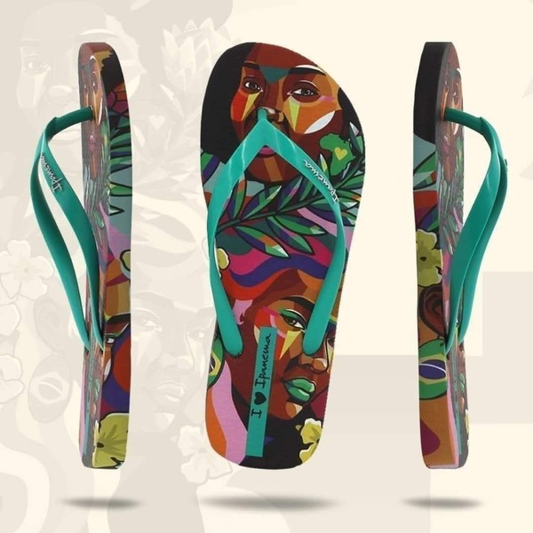 Ipanema ~ Graffiti ~ Green (Size 4 & 5)