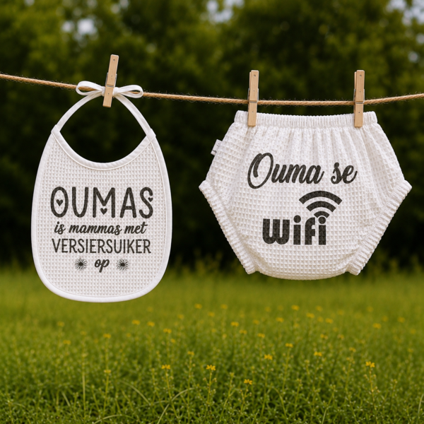 Ouma se WI-FI broekie met borslap