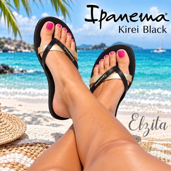 Ipanema Kirei Black (Size 3,4,5,6,7,8,)