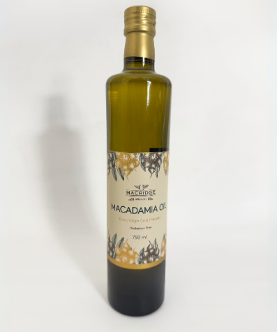 Macadamia Oil (750ml) - Glass Bottle