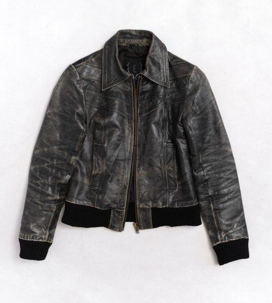 Faded Leather Jacket
