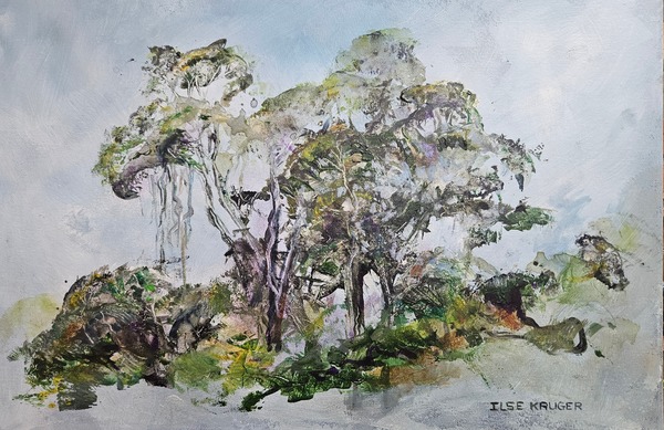 301. Whispers of the canopy. (40 x 60cm)