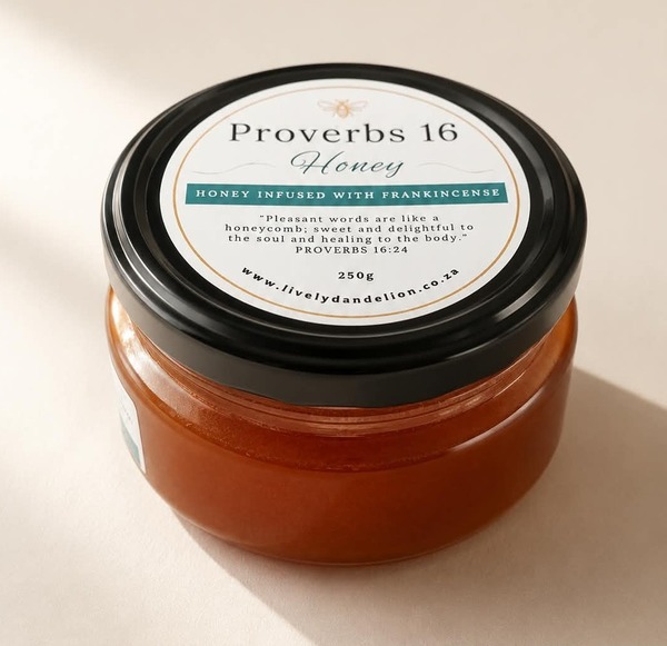 Proverbs 16 Honey (Infused with FRANKINCENSE)