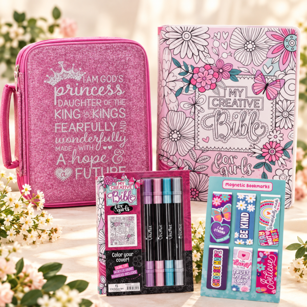 God's Princess Creative Bible Collection – Christian Gift Set for Girls