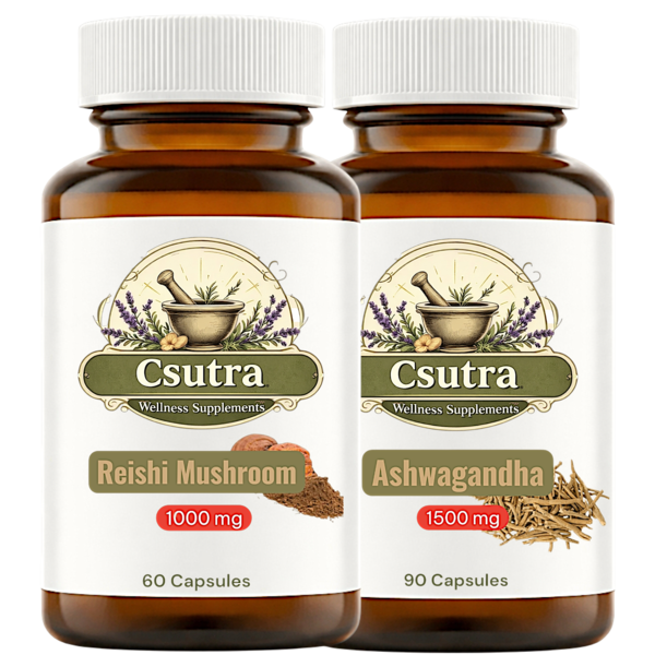 Reishi & Ashwagandha Duo - 1 or 2 Month's Supply