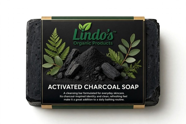 ACTIVATED CHARCOAL SOAP: Helps remove surface dirt and excess oil,leaving skin feeling clean and refreshed.