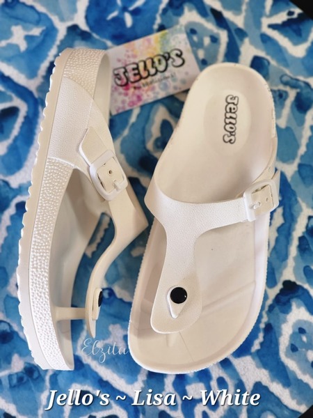 Jello's ~ Lisa ~ White (Sizes 3, 4, 6 )