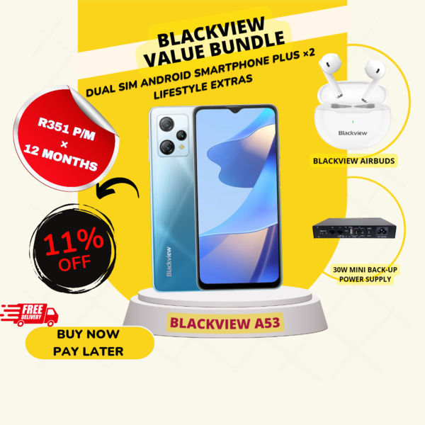 BLACKVIEW A53 + 2 LIFESTYLE EXTRAS