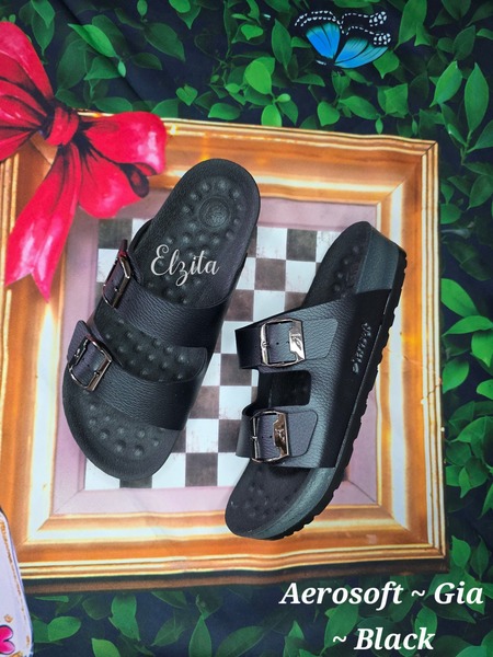 Aerosoft ~ Gia ~ Black (Size 4, 5, 6, 7, 8, 9, 10, 11, 12 )