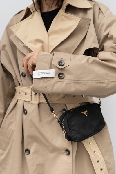 ROKH x H&M Cotton Blend Double Trench Coat