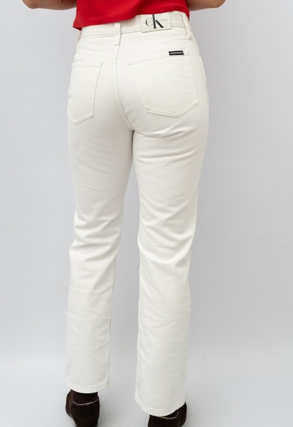 Calvin Klein High Rise Straight Leg Denim
