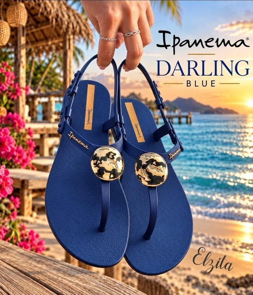 Ipanema - Darling - Blue (Size 4,5,6,7,8,9)