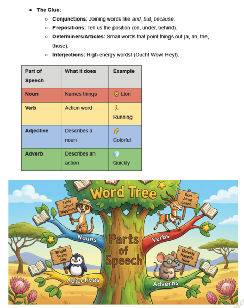 Grade 5 English Home Language Grammar Term 1 Study Pack (CAPS Aligned ...