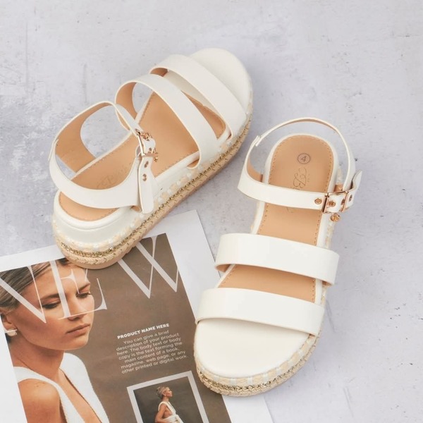 Miss Black ~ Bekki ~ White (Size 5)