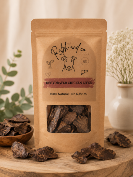 Dehydrated Chicken Liver – 150g 100% Natural Single Ingredient Dog Treat