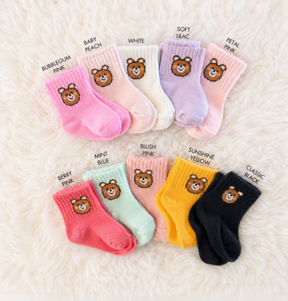 Little Colorful Teddy Socks
