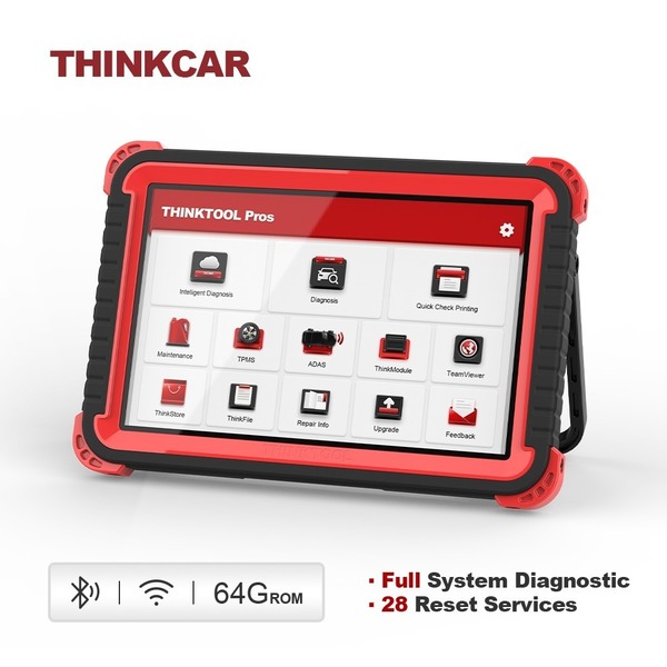 Thinktool Pros  Diagnostic Tool 10inch Full System ADAS, Bidirectional Scanner 28 Reset Function