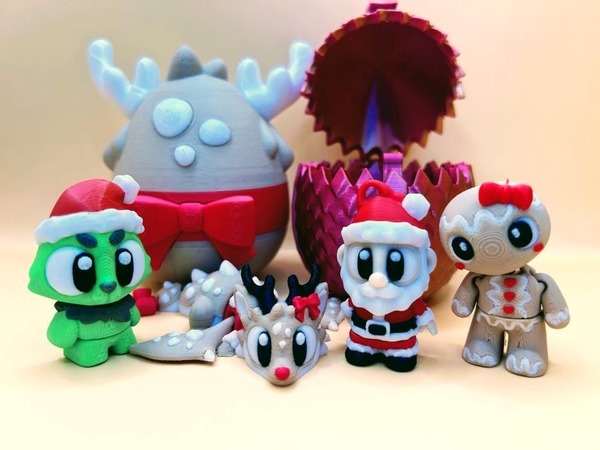 Christmas Dragon & North Pole Friends