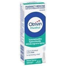 OTRIVIN ADULT METERED SPRAY MENTHOL 10ML