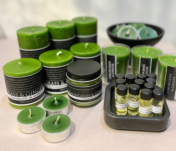 Lemongrass & Ginger Scented Candles