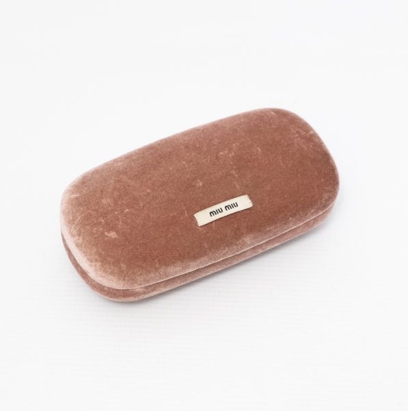 MIU MIU Velvet Sunglass Case