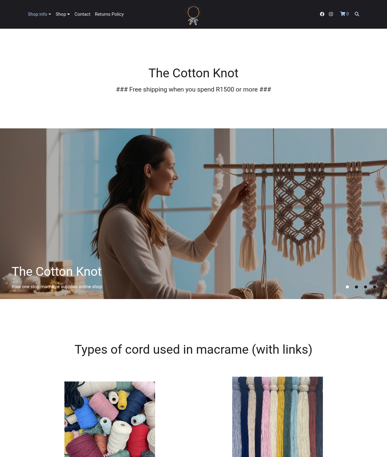 thecottonknot — a store built on Shopstar