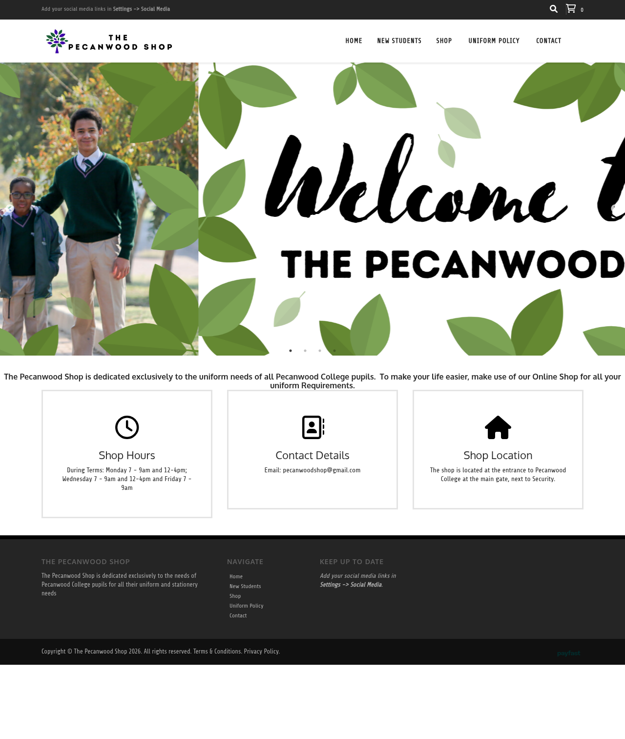 The Pecanwood Shop — a store built on Shopstar