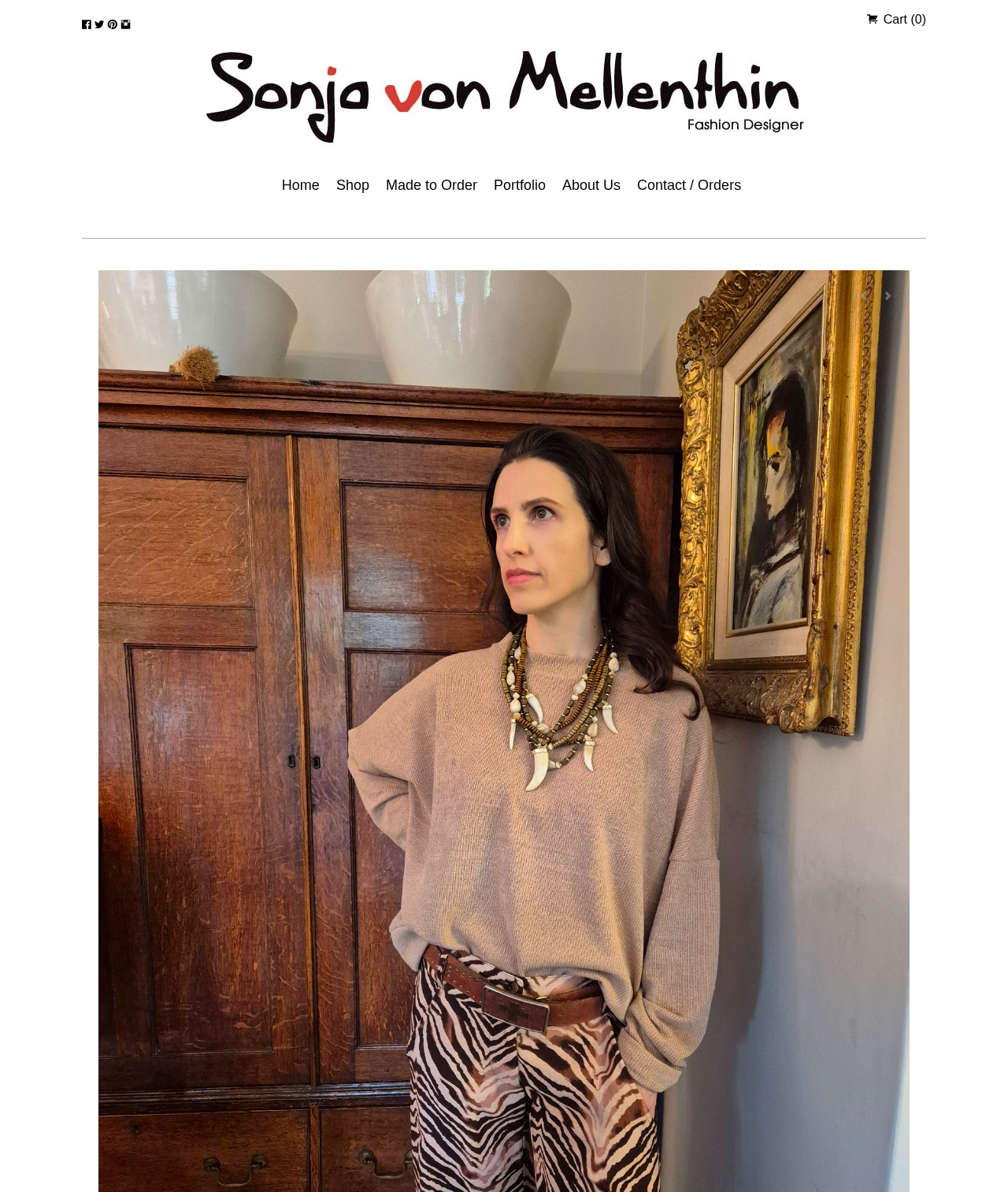 Sonja von Mellenthin — a store built on Shopstar