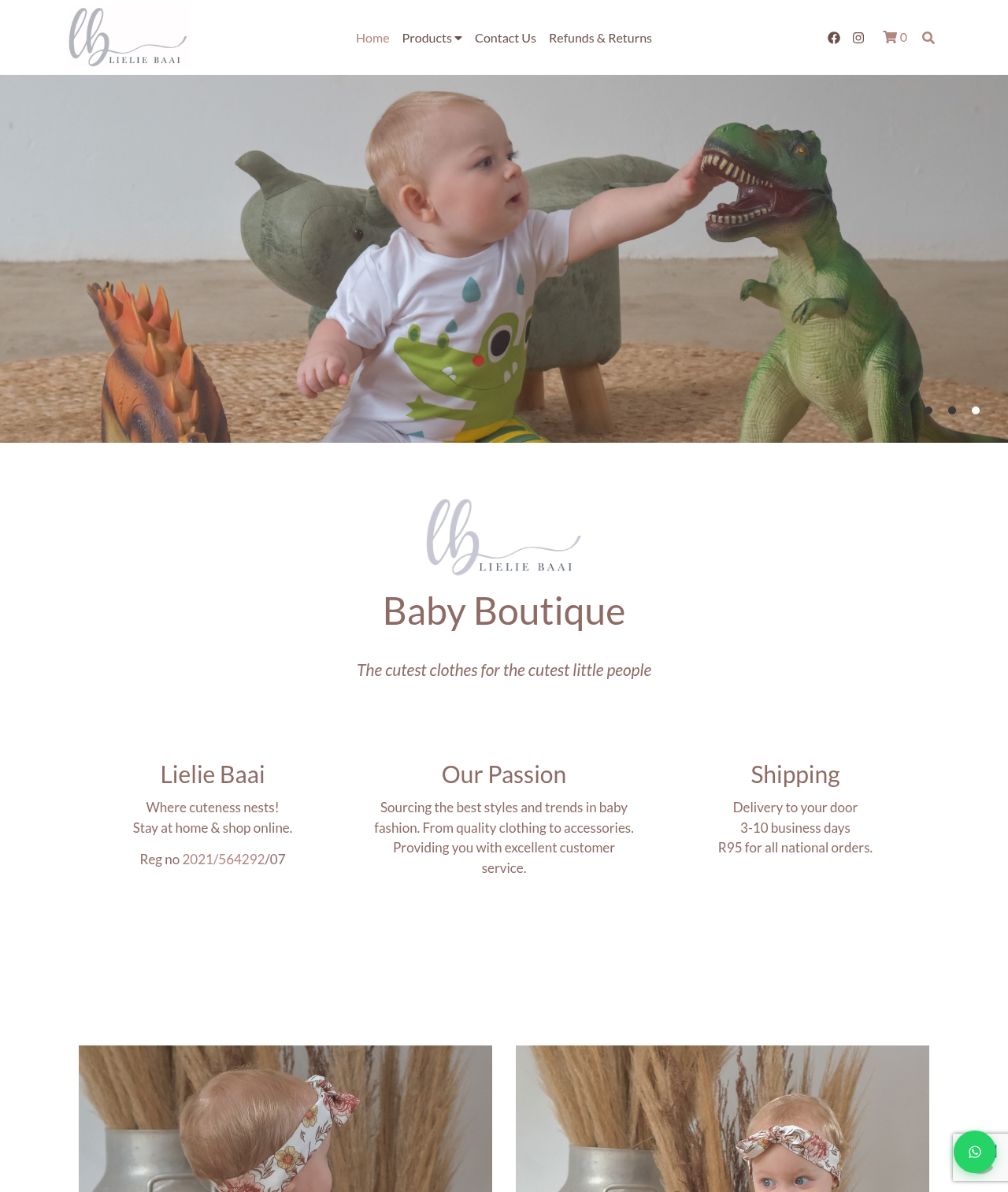 Lielie Baai — a store built on Shopstar