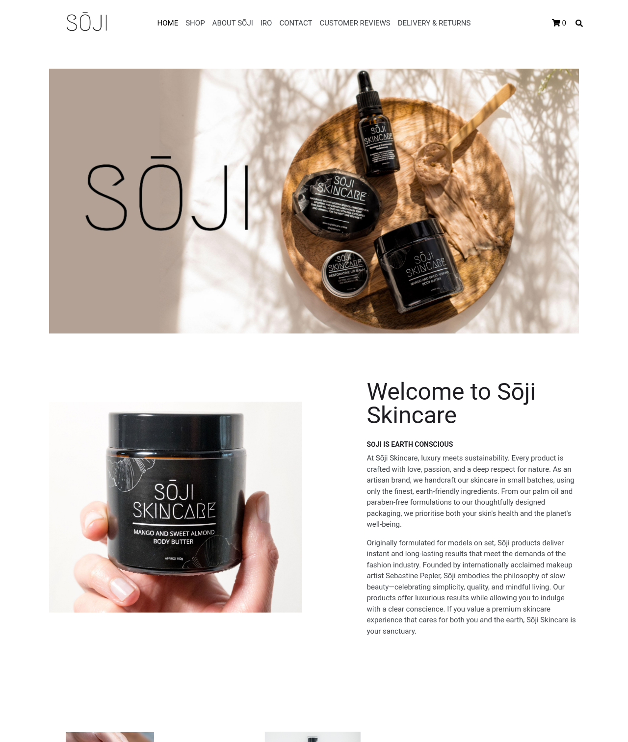 sojiskincare — a store built on Shopstar