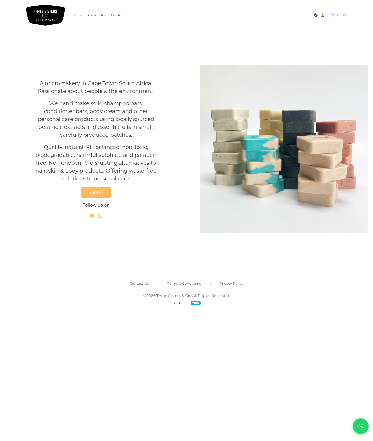 Three Sisters & Co — a store built on Shopstar