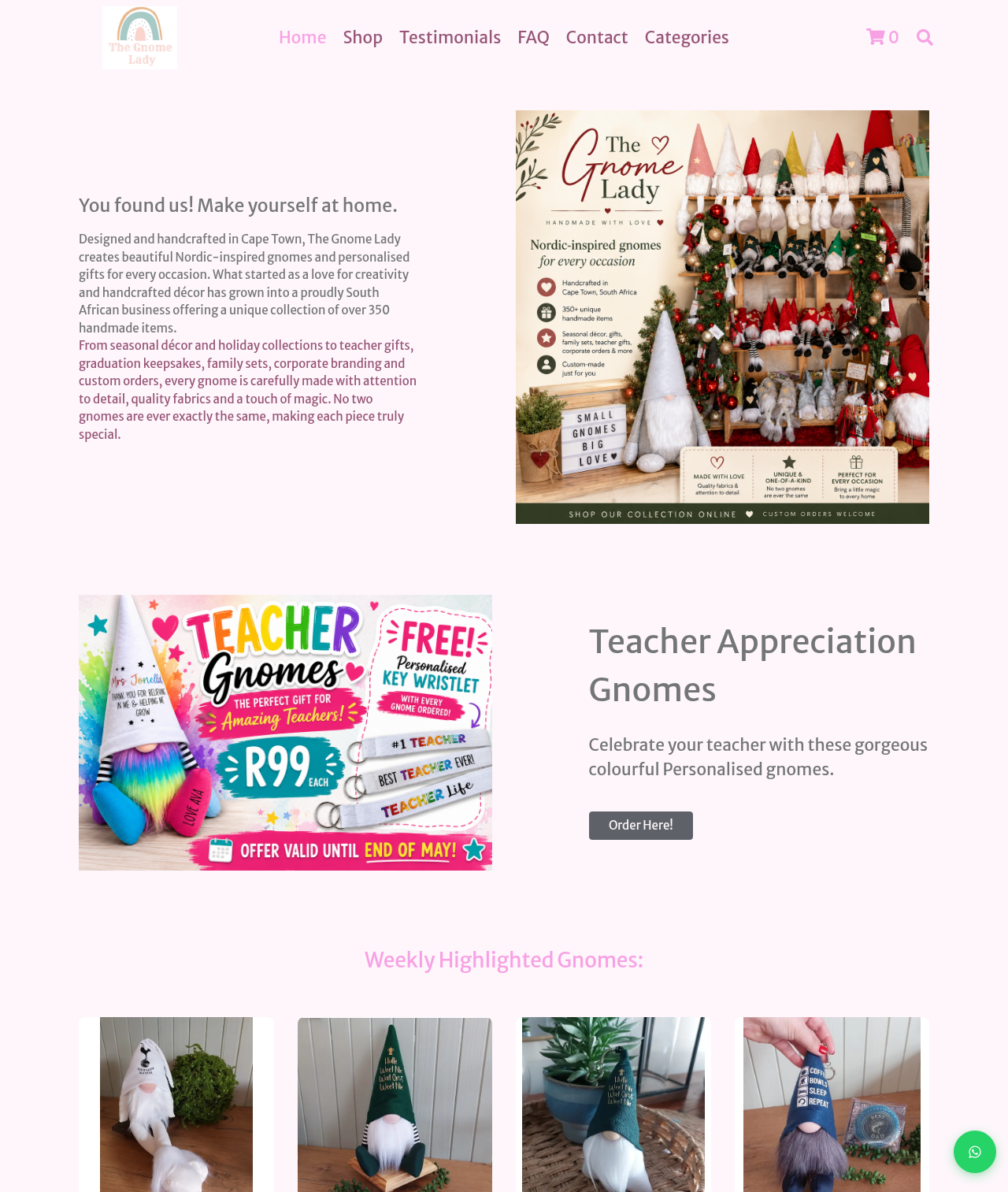 The Gnome Lady CPT — a store built on Shopstar