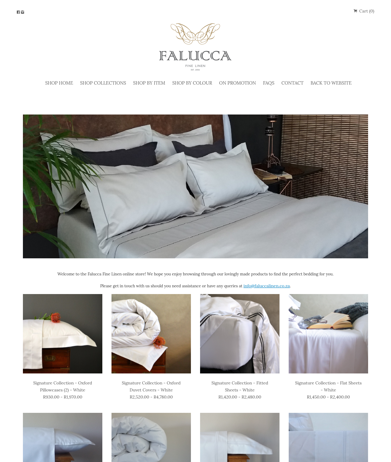 Falucca Linen — a store built on Shopstar