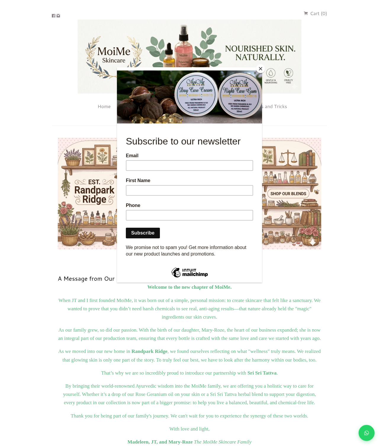 MoiMe Skincare — a store built on Shopstar