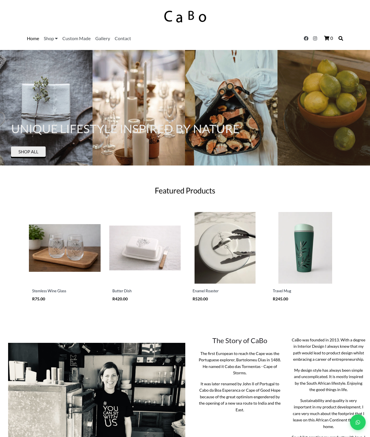 Cabo — a store built on Shopstar